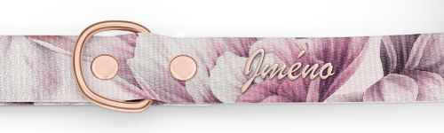 Personalizace Martingale dog collar Collection Magnolia