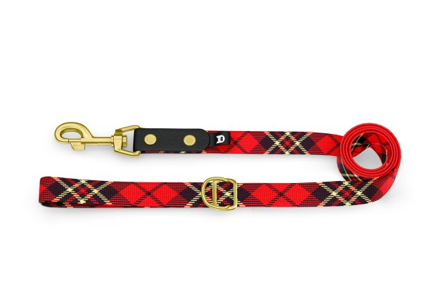 Nastavitelné vodítko pro psa City Tartan