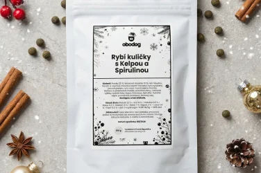 Vánoční cukroví - Rybí kuličky s Kelpou a Spirulinou (100g)