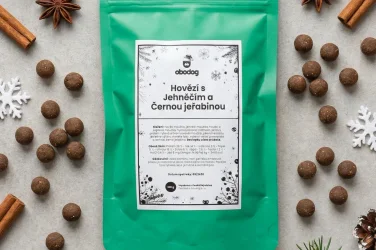 Vánoční cukroví - Hovězí s Jehněčím a Černou jeřabinou (100g)