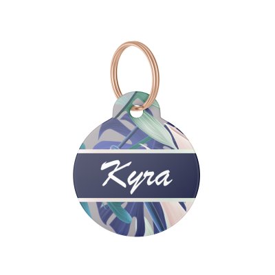 Chytrá QR známka pro psa Tropical
