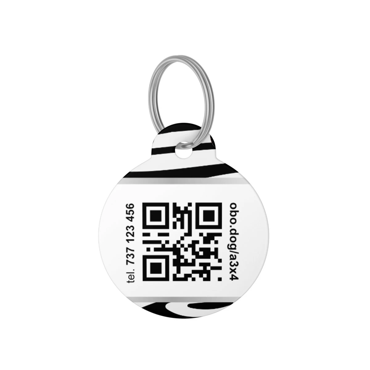 Chytrá QR známka pro psa Zebra - Foto 1
