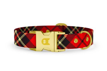 Obojek pro psa Basic Collection Tartan