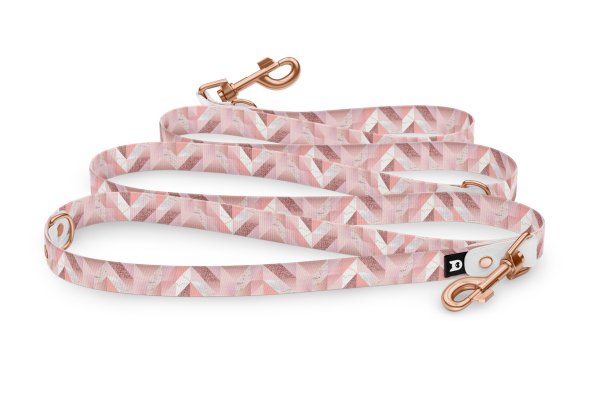 Přepínací vodítko pro psa Reduce Pinkmarble
