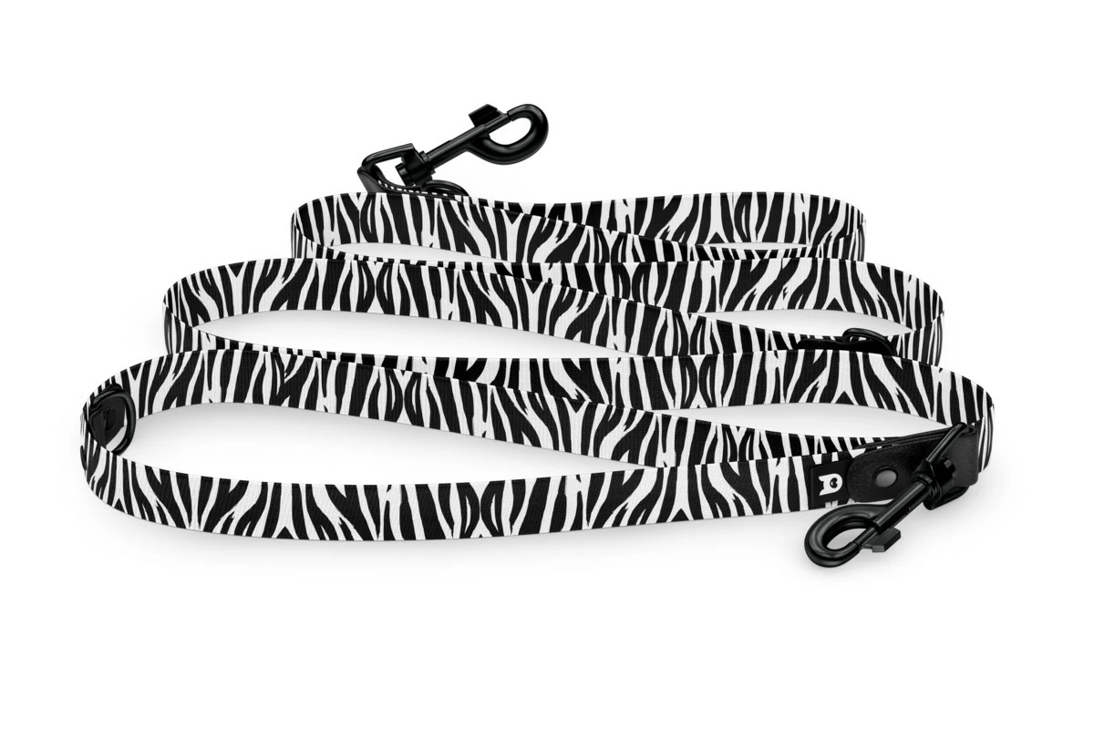 Přepínací vodítko pro psa Reduce Zebra